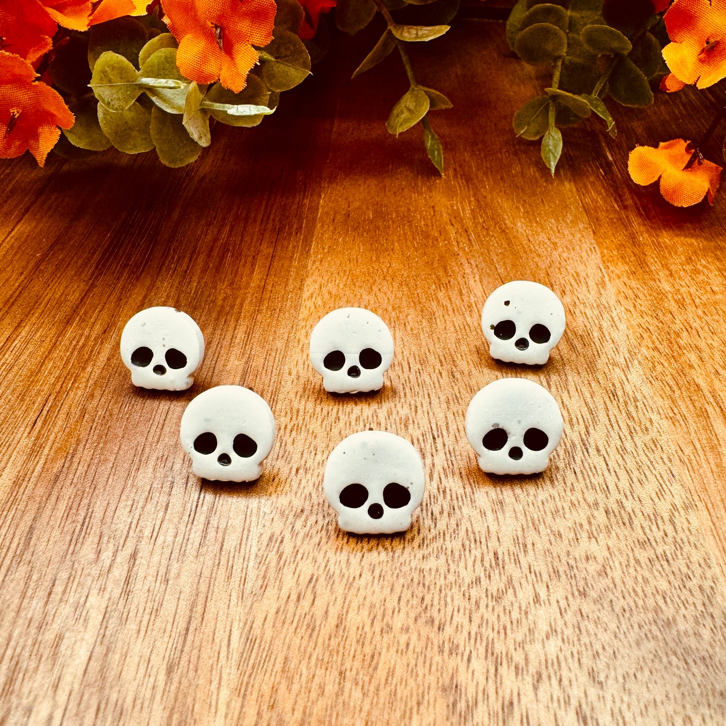 Spooky Skull Studs