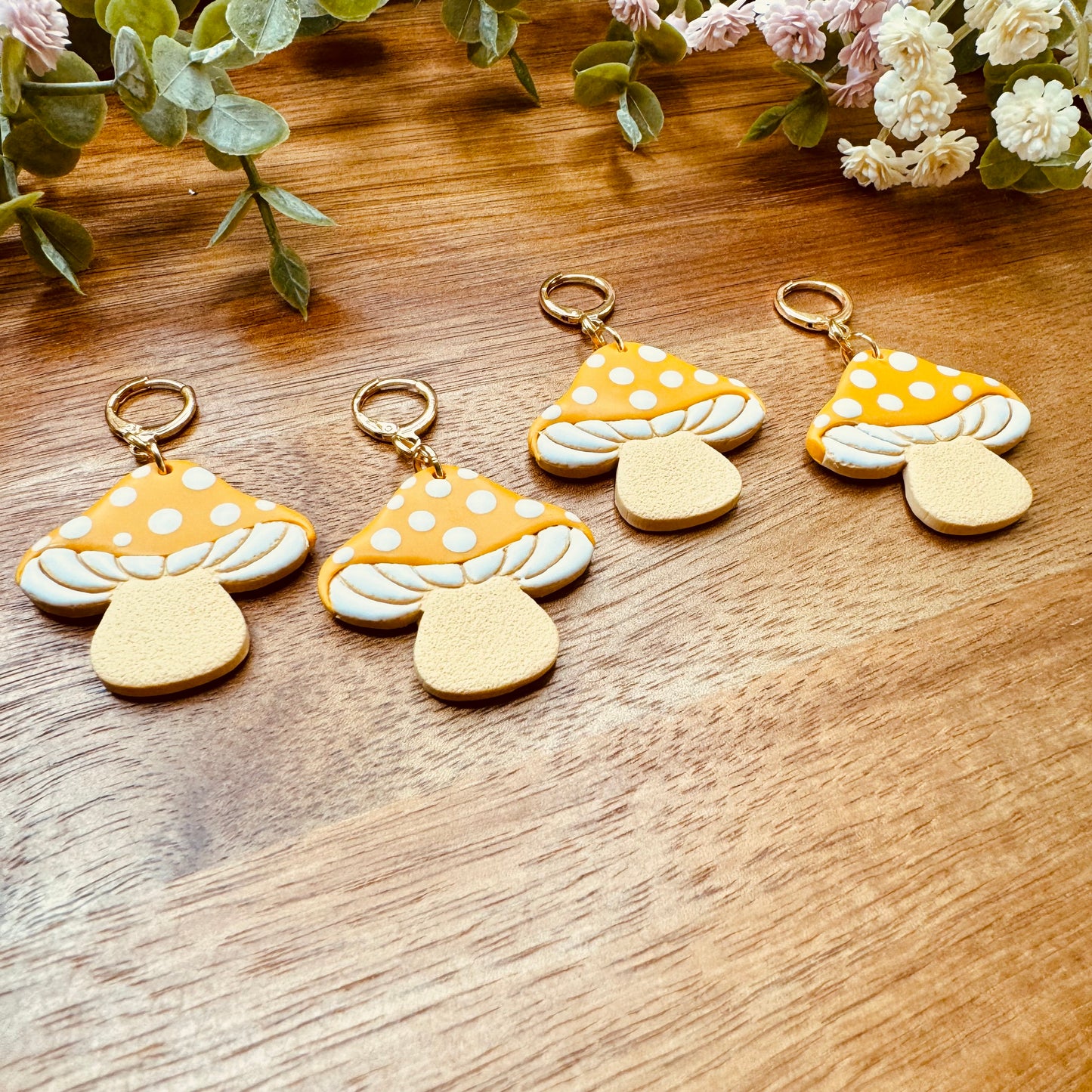 Yellow Mushroom Dangles