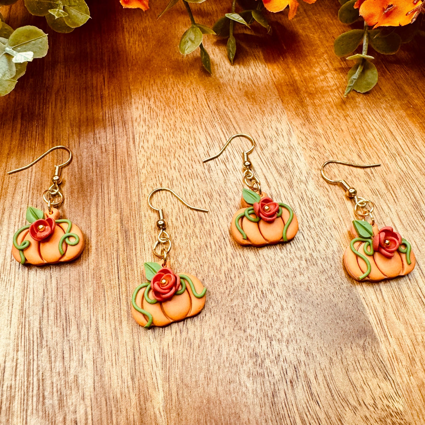 Pumpkin Dangles