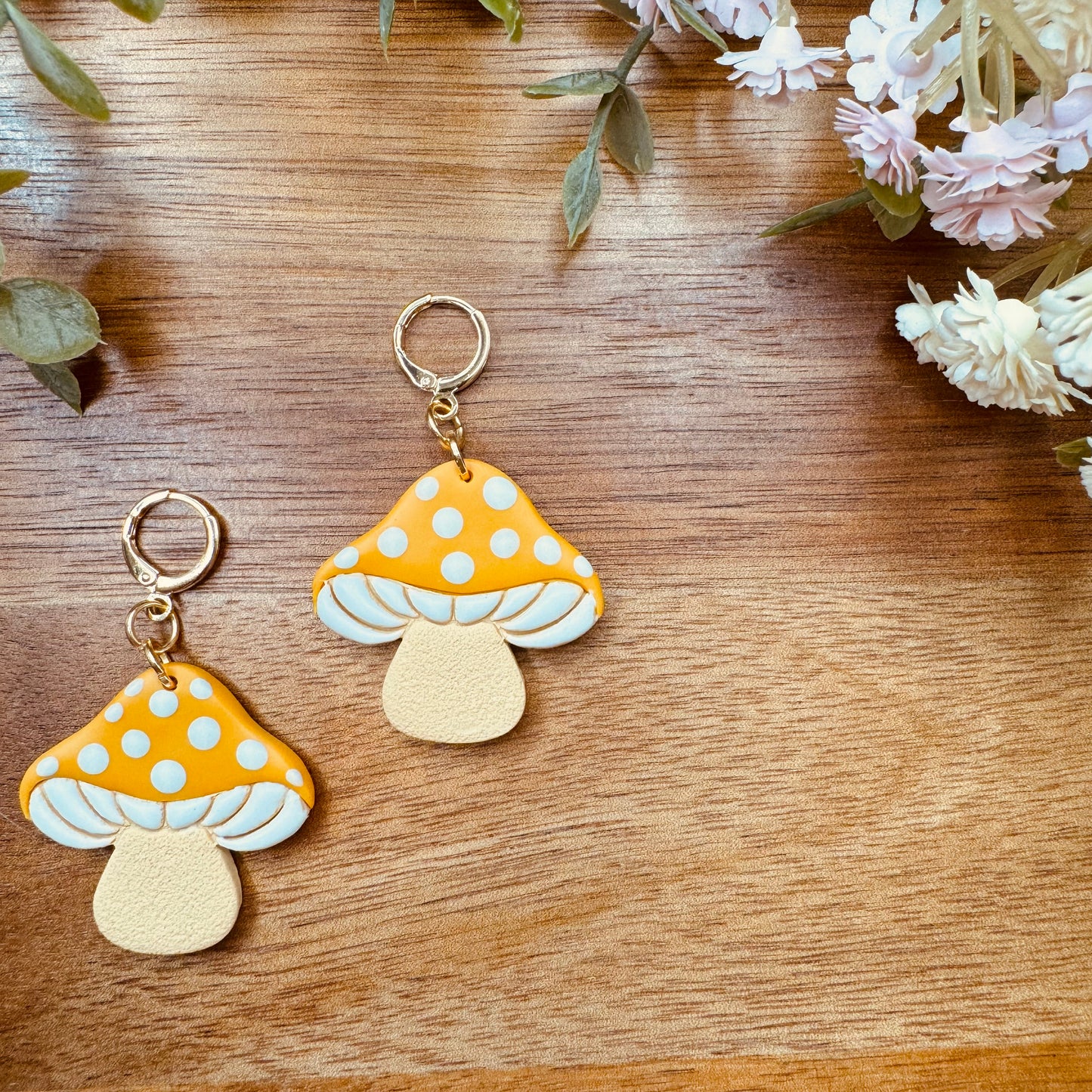 Yellow Mushroom Dangles