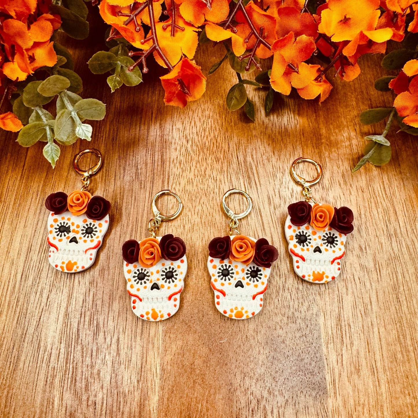 Sugar Skull Dangles