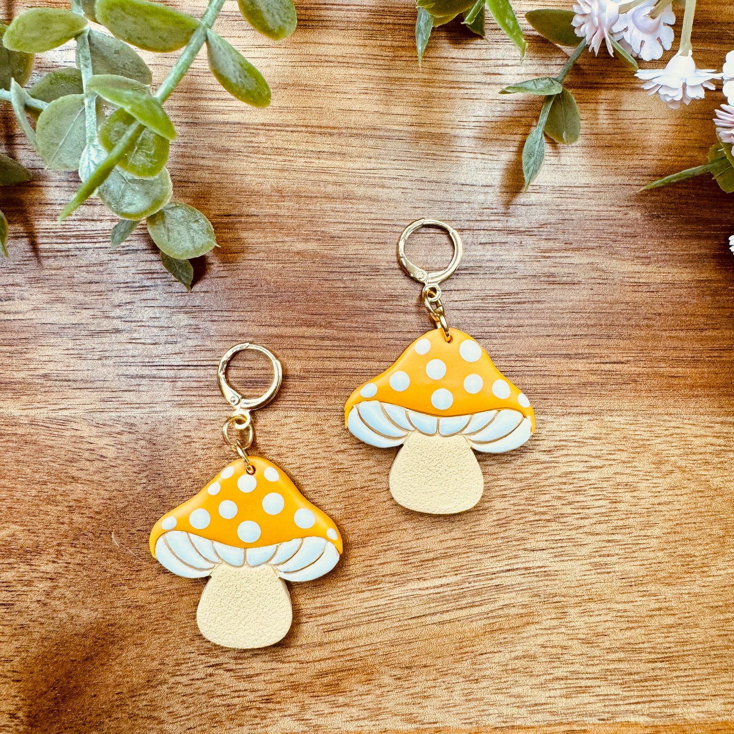 Yellow Mushroom Dangles