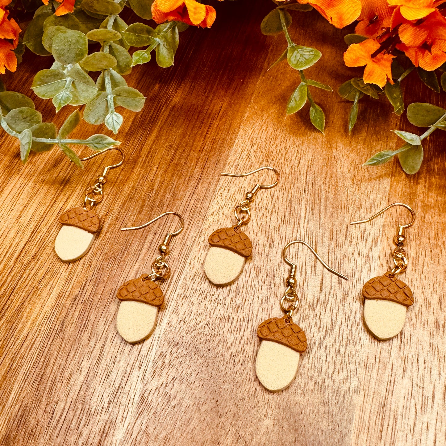 Fall Acorn Dangles