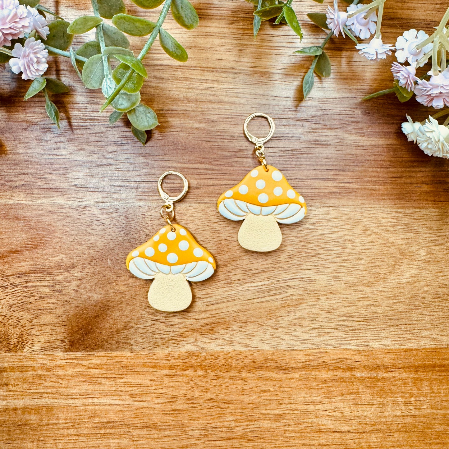 Yellow Mushroom Dangles