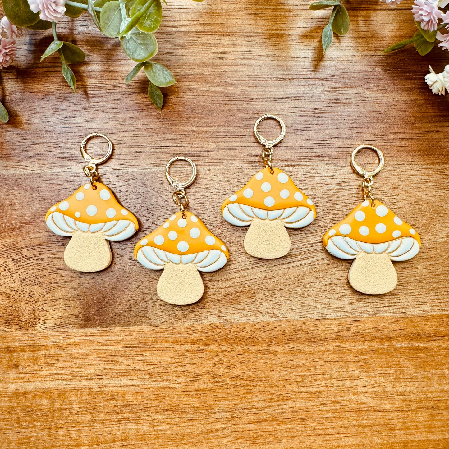 Yellow Mushroom Dangles